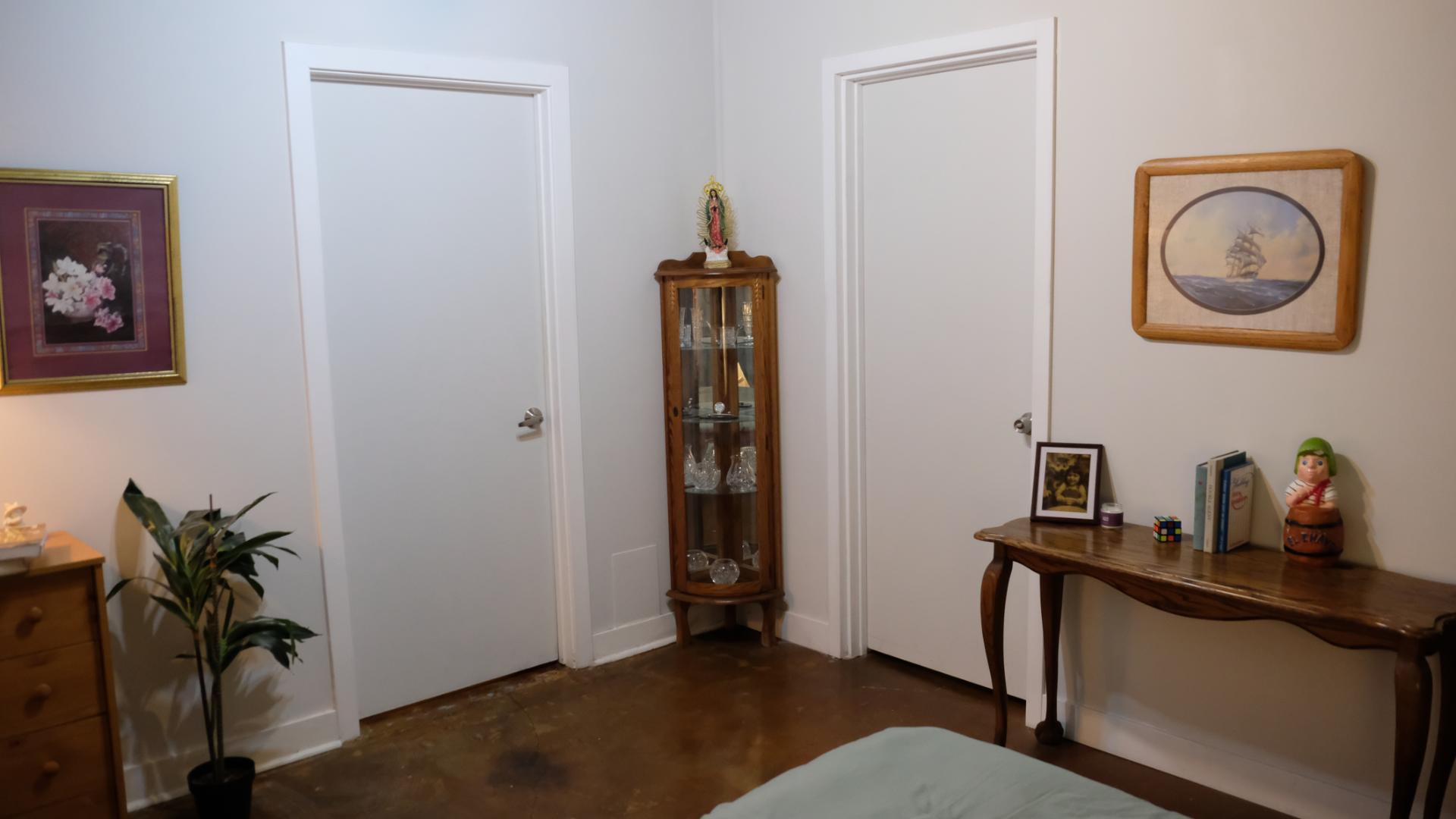 Corner of the bathroom set